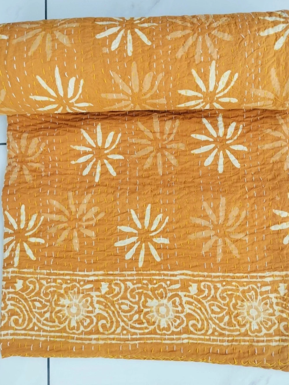 Kantha quilt Queen